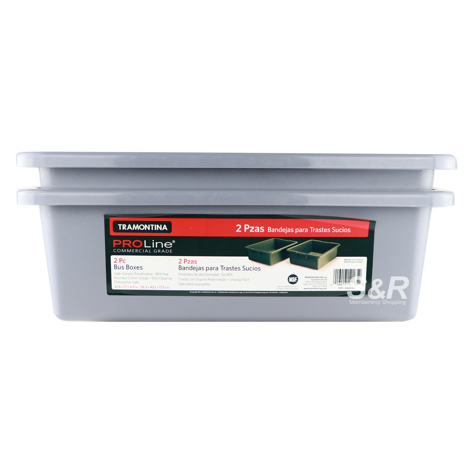 Tramontina ProLine Commercial Grade Bus Boxes 2pcs Tramontina ProLine Commercial Grade Bus Boxes 2pcs